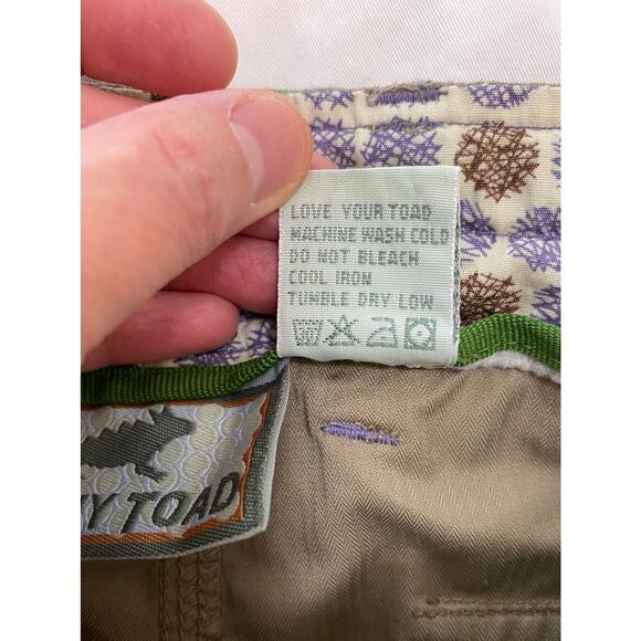 Horny Toad Women's 8 Brown Cotton Nylon Blend Wide Leg Drawstring Crop Pants - Picture 7 of 7